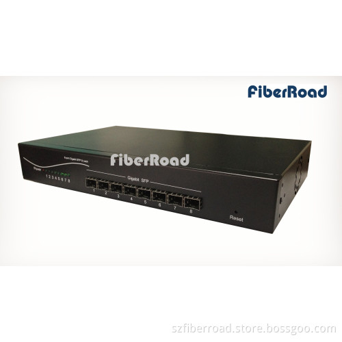 1000m 8-Port SFP Fiber Switch, Fiber Ethernet Switch (FR-SW-08GS)
